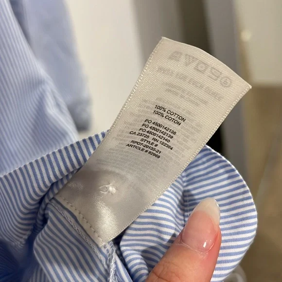 Aritzia Wilfred blue Relaxed Oxford Shirt size XS - Picture 5 of 7